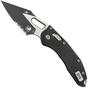 Image pour Microtech Stitch 169RL-2FLGTBK, Two Tone M390MK, Fluted Black G10 couteau de poche partiellement dentelé, Borka Blades design