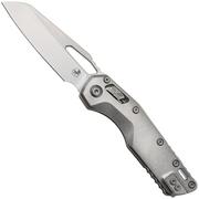 Afbeelding voor Microtech Marfione Select MSI Standard Issue 210-10MS2, Stonewashed M390MK, Slab Titanium, Blue Accents, zakmes