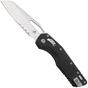 Afbeelding voor Microtech MSI Standard Issue 210-11FLGTBK, Stonewashed M390MK, Fluted Black G10, partly serrated zakmes