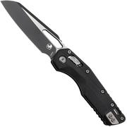 Microtech MSI Standard Issue 210-1FLGTBK, Two Tone Black M390MK, Fluted Black G10 zakmes