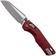 Afbeelding voor Microtech MSI Standard Issue Mini 210M-10APFLMR, Apocalyptic Stonewashed M390MK, Fluted Merlot Aluminium, zakmes