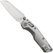 Afbeelding voor Microtech Marfione Select MSI Standard Issue Mini 210M-10FLMS3, Stonewashed M390MK, Fluted Titanium, Blue Accents, zakmes, Tony Marfione design