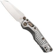 Afbeelding voor Microtech Marfione Select MSI Standard Issue Mini 210M-10FRMS5, Stonewashed M390MK, Frag Titanium, Flamed Accents, zakmes, Tony Marfione design