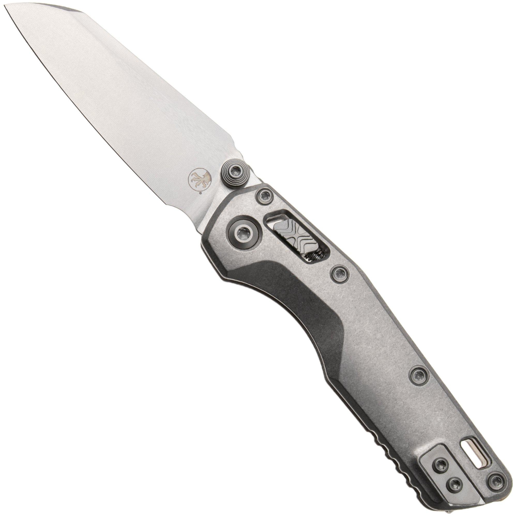 Microtech Marfione Select MSI Standard Issue Mini 210M-10MS2, Stonewashed M390MK, Slab Titanium, Bronze Accents, zakmes, Tony Marfione design