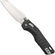 Afbeelding voor Microtech Marfione Select MSI Standard Issue Mini 210M-10MS9, Stonewashed M390MK, Slab Carbon Fibre, Blue Accents, zakmes, Tony Marfione design