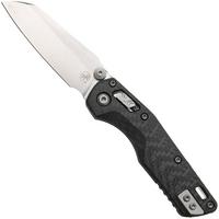 Afbeelding voor Microtech Marfione Select MSI Standard Issue Mini 210M-10MS9, Stonewashed M390MK, Slab Carbon Fibre, Blue Accents, zakmes, Tony Marfione design