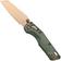 Afbeelding voor Microtech Marfione Select MSI Standard Issue Mini 210M-13MS2, Bronzed Stonewashed M390MK, Slab Antique Green Titanium, Bronze Accents, zakmes