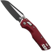 Afbeelding voor Microtech MSI Standard Issue Mini 210M-1FLMR, Two Tone Black M390MK, Fluted Merlot Aluminium, zakmes