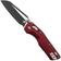 Afbeelding voor Microtech MSI Standard Issue Mini 210M-1FLMR, Two Tone Black M390MK, Fluted Merlot Aluminium, zakmes