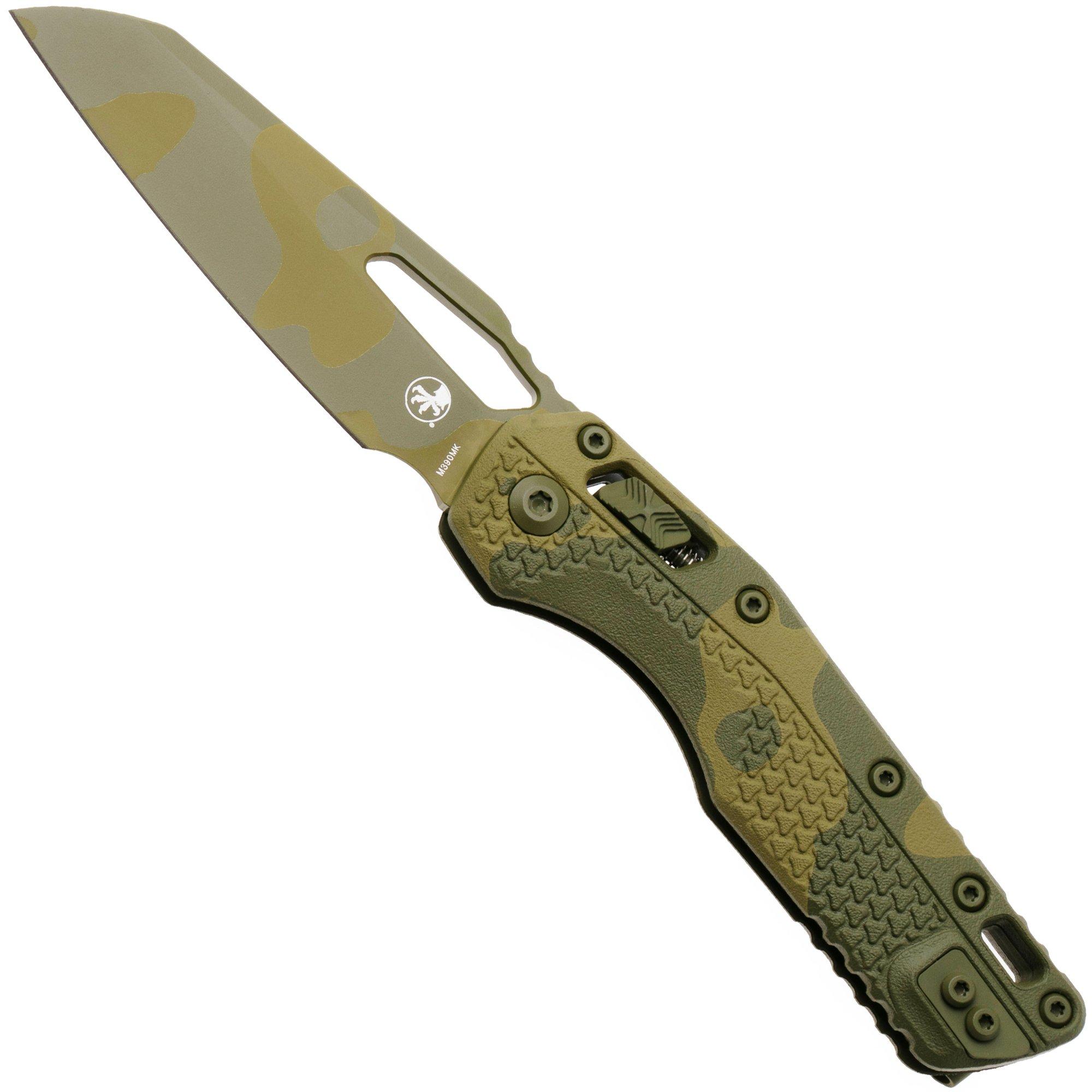 Microtech MSI Standard Issue 210T-1PMBOC-X9Z10, Camo M390MK, Bazooka Camo Polymer pocket knife