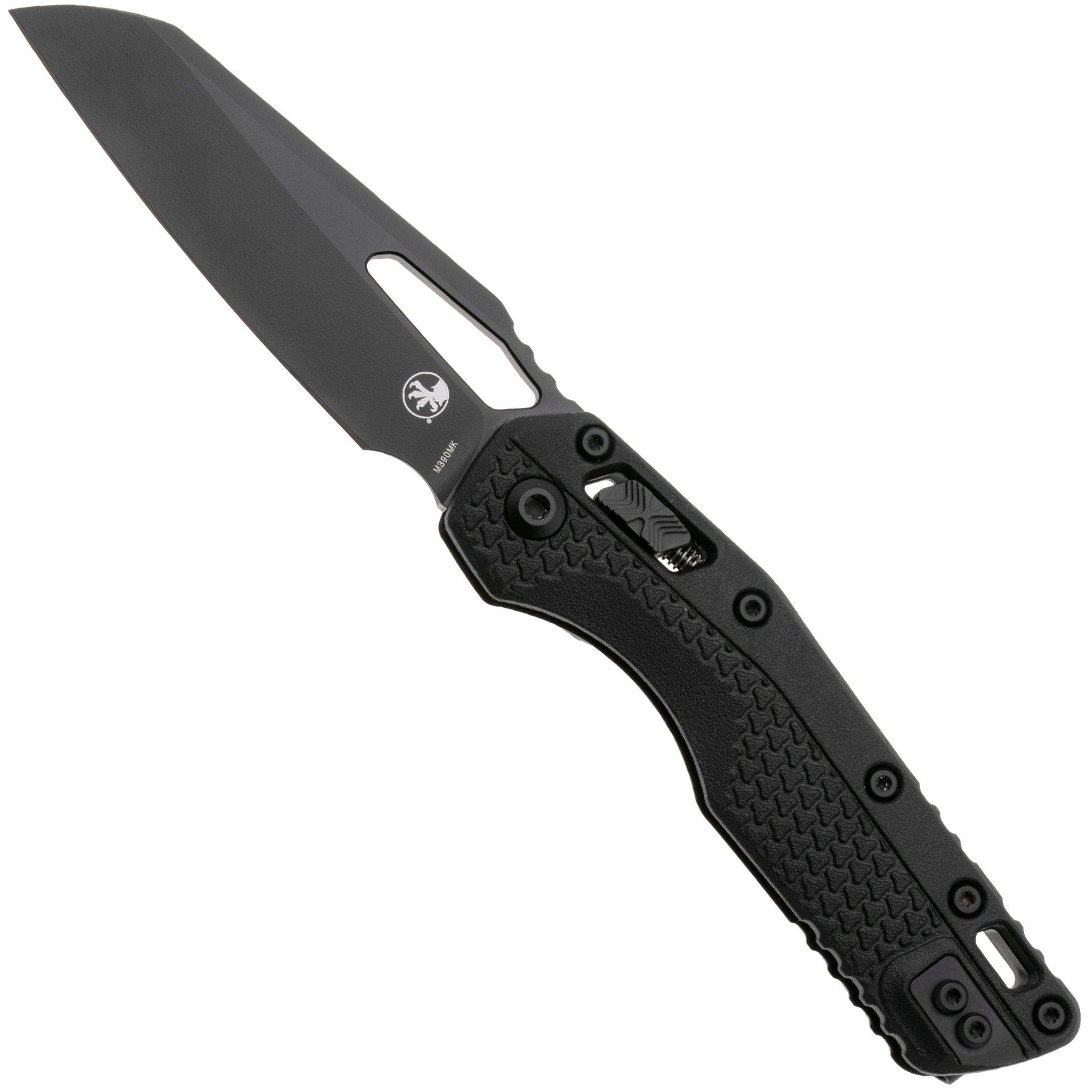 Microtech MSI Standard Issue 210T-1TPM, Black M390MK, Black Tri-Grip Polymer zakmes