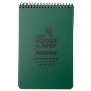 Afbeelding voor Modestone A333 Waterproof Top Spiral Notebook, 96 x 148 mm, Green, notitieboekje