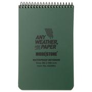 Afbeelding voor Modestone A33MIL Waterproof Top Spiral Military Notebook 96 x 148 mm, Olive, notitieboekje
