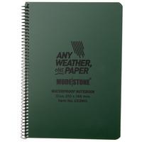 Afbeelding voor Modestone C53MIL Waterproof Side Spiral Military Notebook A5 Olive, notitieboek