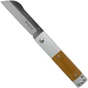 Maserin In-Estro Brown Micarta 165/MCM Slipjoint Taschenmesser