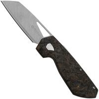 Image for Maserin W1, 373-WTG, Tungsten, Gold Fatcarbon, pocket knife, Atillio Morotti design