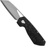 Maserin W1, 373-WTN, Tungsten, Black FatCarbon, coltello da tasca