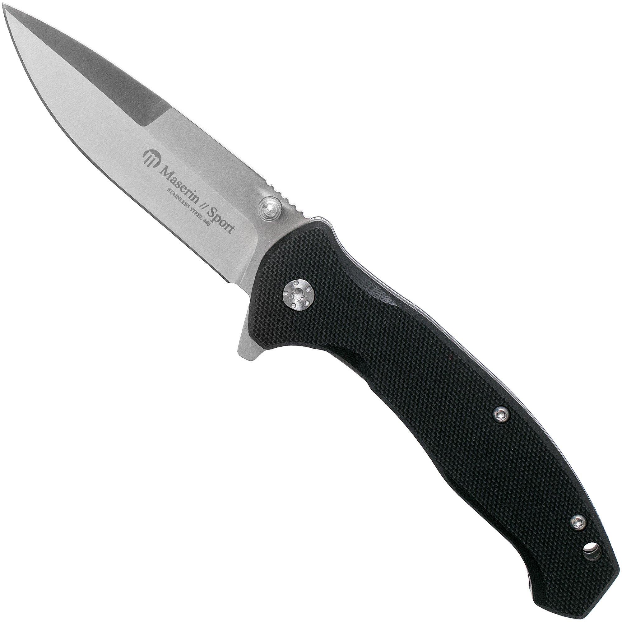 Nóż składany Maserin Sport 5 46005G10N Black G10