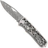 Imagen para Maserin 504/D Nexus Small Roses Damascus, Steel 3D Printed, Limited Edition, navaja