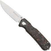 Maserin 630/FCA Pulse Magnacut, Black/Orange Fatcarbon, zakmes, Igor Bortolussi design