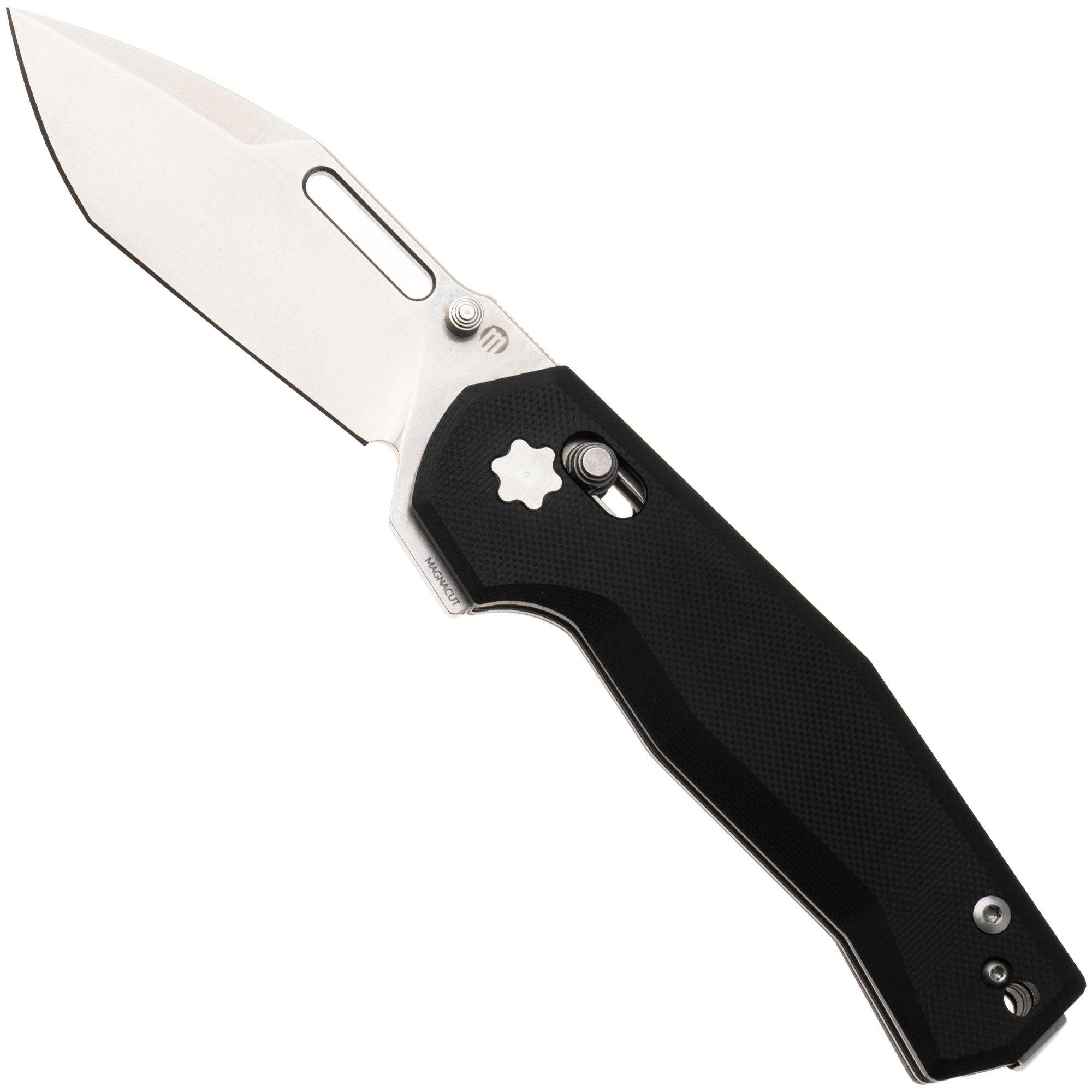 Maserin 632 CB-1 Stonewashed CPM MagnaCut, Black G10, zakmes