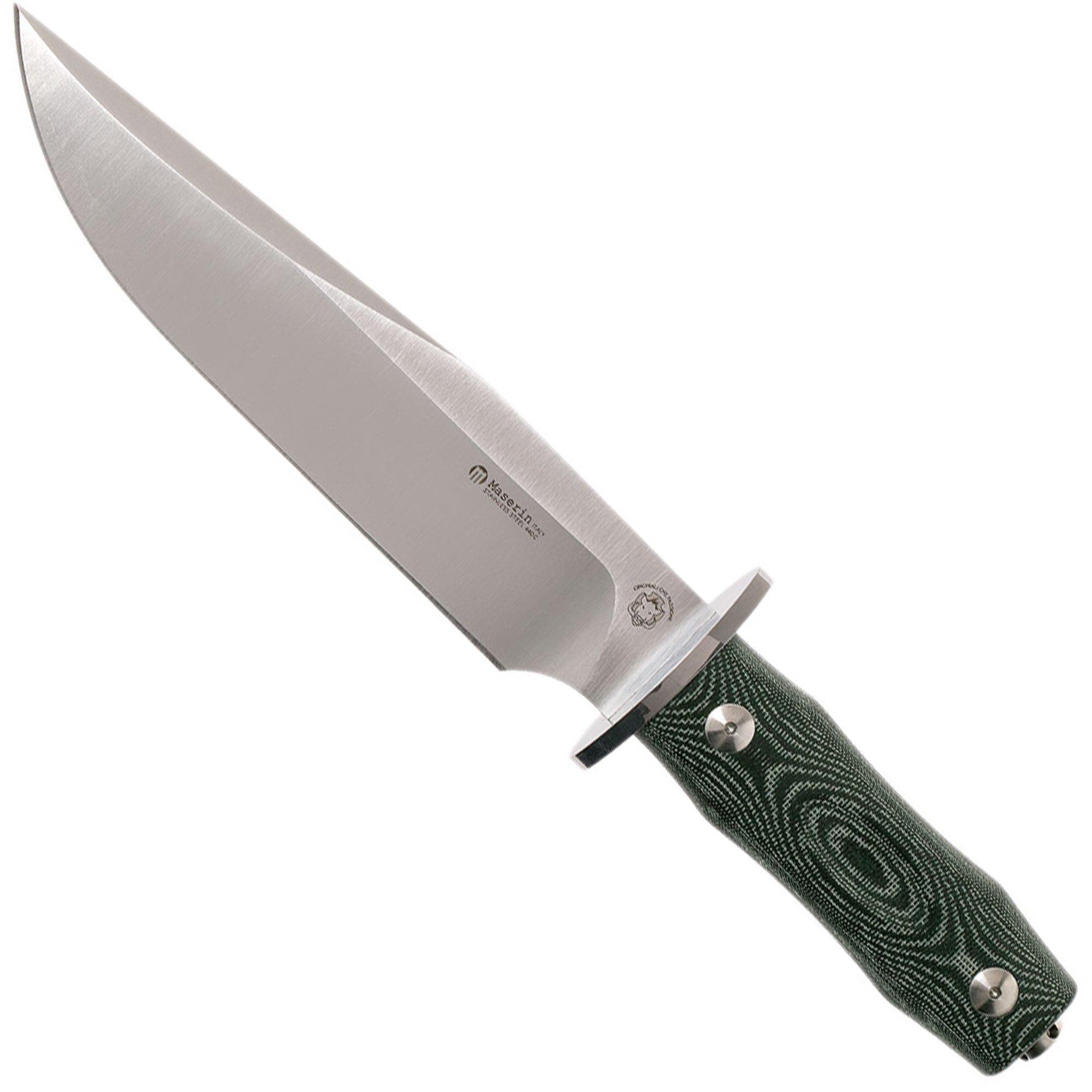 Nóż bowie Maserin Bowie 977 Green Micarta 977/MCV
