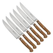 Maserin Apollo Olive 2411-OL Juego de cuchillos para carne de 6 piezas