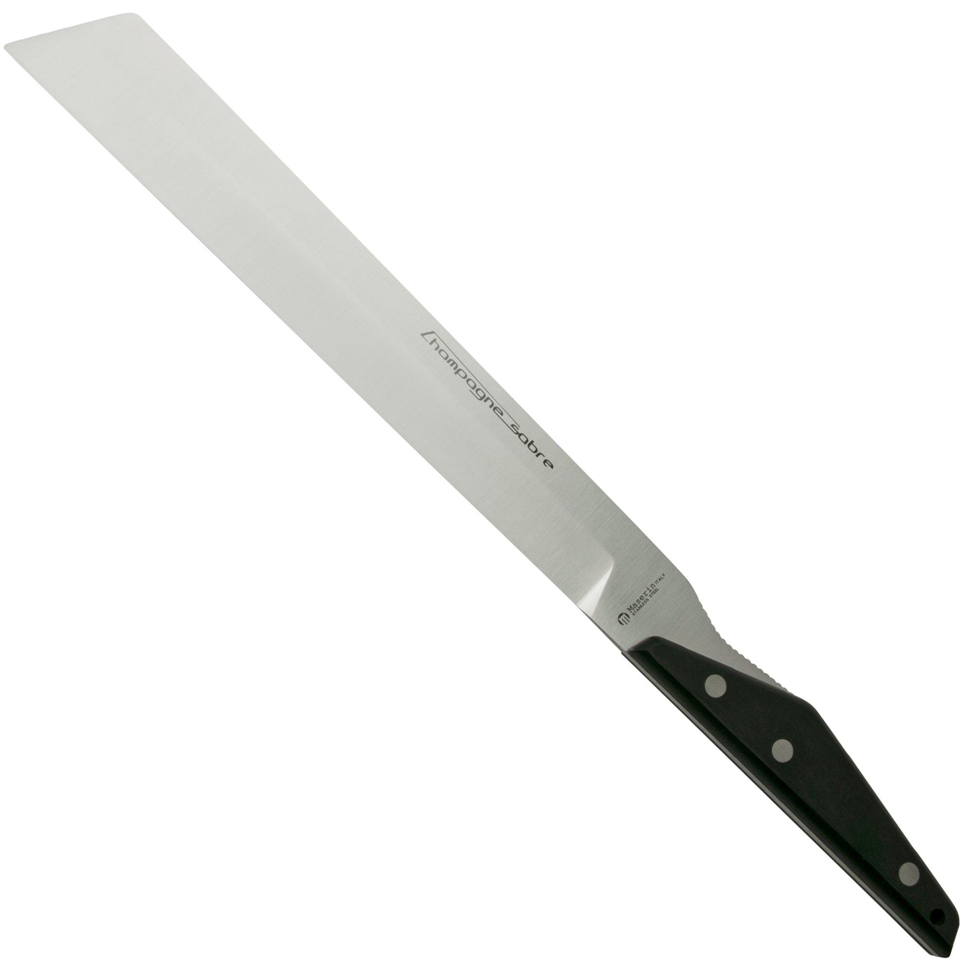 Szabla do otwierania szampana (Sabrage) Maserin Sommelier Sabre 2000SC15PN, czarna