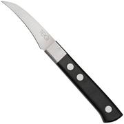 Maserin TEGI 2500-07PN couteau bec d'oiseau noir, 7cm