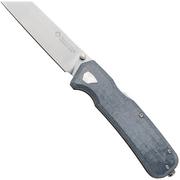 Bild für Maserin Pulse 631/MCJ Stonewashed CPM MagnaCut, Blue Jeans Micarta Taschenmesser, Igor Bortolussi Design