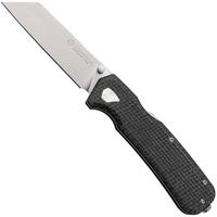 Afbeelding voor Maserin Pulse 631/MCN Stonewashed CPM MagnaCut, Black micarta zakmes, Igor Bortolussi design