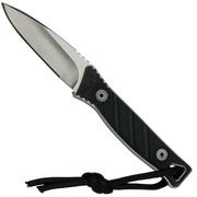 Medford Medford Necromancer S35VN, Tumbled Blade, Black G10 Handle, neck knife
