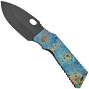 Medford TFF-1 S35VN PVD, Solar Flare Handle, PVD Spring, Bronze HW, pocket knife