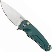 Medford Smooth Criminal 23-SC-06, S45VN Tumbled Blade, Blue Handle, Flamed Hardware, coltello da tasca