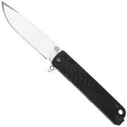 Nóż składany Medford M-48, 24-M48-02, S45VN Tumbled Blade, Black Aluminum Handle