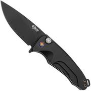 Medford Smooth Criminal 24-SC-01, S45VN DLC Blade, Black Handle, Flamed Hardware coltello da tasca