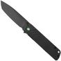 Afbeelding voor Medford The Antik 24-TA-02 CPM S35VN DLC Tanto Blade, DLC Handles, Green Hardware, zakmes