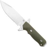 Medford AIO-2, Tumbled CPM 3V Blade, OD-Green G10, survival mes 