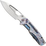 Medford Infraction 25-INF-01, Tumbled S45VN, Jasmine Fields Titanium Handle, Flamed Hardware zakmes