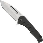 Medford Praetorian Slim Flipper 25-PSF-01 S45VN Tumbled Tanto Blade, DLC Handles, DLC Hardware and Clip, navaja