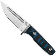 Medford The Deep 25-TDP-01, 20CV Tumbled Blade, Black/Blue G10 duikmes