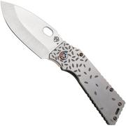 Medford TFF-1, Tumbled S45VN Blade, BB & Gray, Jasmine Fade Titanium, Flamed Hardware zakmes 