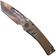 Afbeelding voor Medford Marauder 26-MA-01, Vulcan CPM 3V Tanto, OS Bronze Titanium, Black Hardware, zakmes