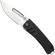 Afbeelding voor Medford Midi Marauder 26-MM-01, Tumbled S45VN Droppoint, Black Shou Sougi Ban Titanium, Black/Silver Hardware, zakmes