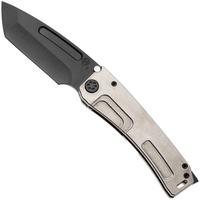 Afbeelding voor Medford Marauder-H 26-MMH-01, Tumbled S45VN Droppoint Blade, DLC Titanium Handles, Flamed Hardware, zakmes