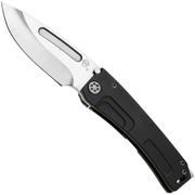 Afbeelding voor Medford Marauder-H 26-MMH-03, DLC S45VN Tanto Blade, Tumbled Titanium Handles, Black hardware, zakmes