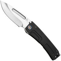 Afbeelding voor Medford Marauder-H 26-MMH-03, DLC S45VN Tanto Blade, Tumbled Titanium Handles, Black hardware, zakmes