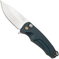 Bild für Medford Smooth Criminal 26-SC-04, Tumbled S35VN, Blue Aluminum, Bronze Hardware, Taschenmesser