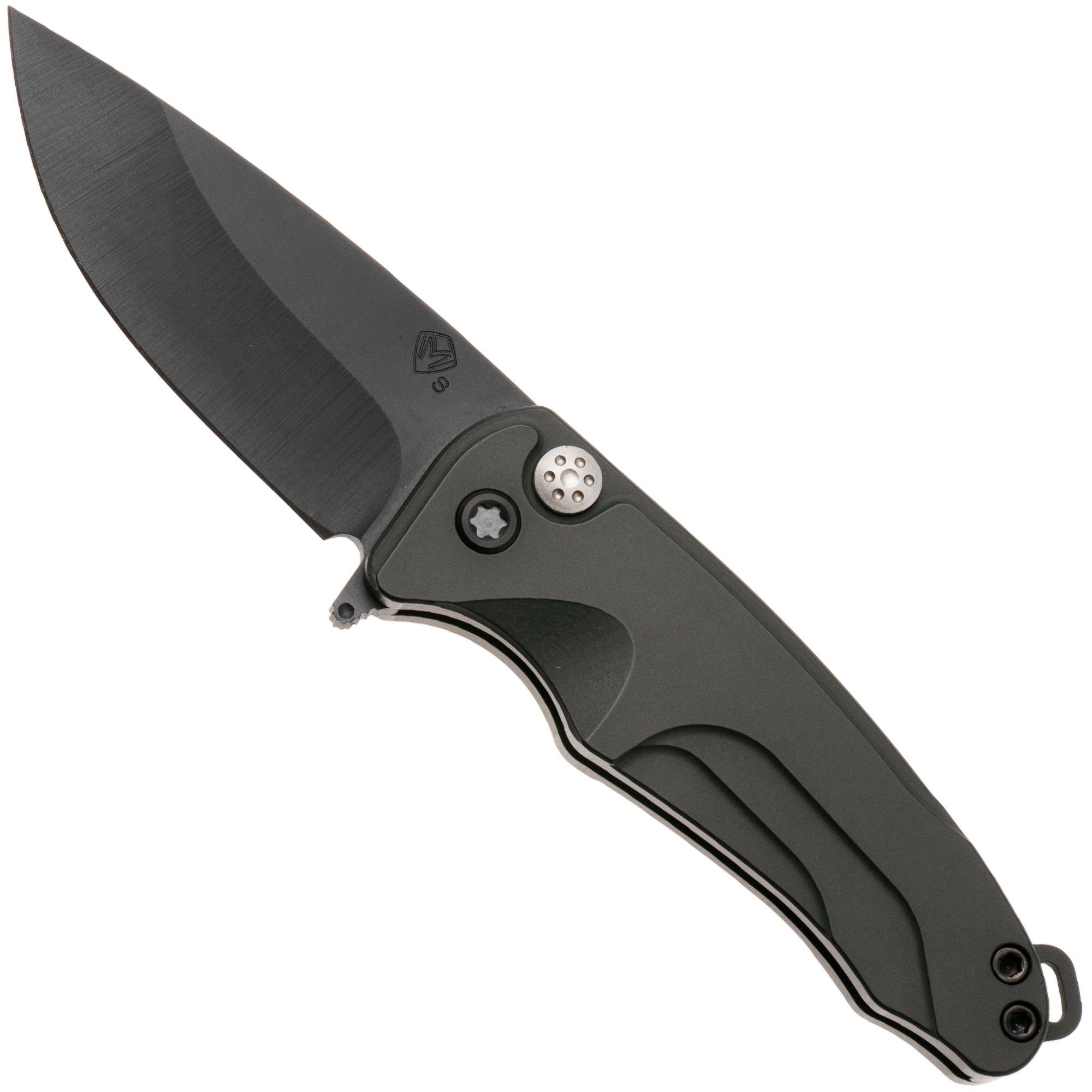 Medford Smooth Criminal 26-SC-05, DLC S35VN, Green Aluminum, Black Hardware Taschenmesser