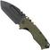 Afbeelding voor Medford Praetorian Scout M/P, 26-SP-02, Black DLC D2 Tanto Blade, OD Green G10 Handle, Black Hardware, zakmes